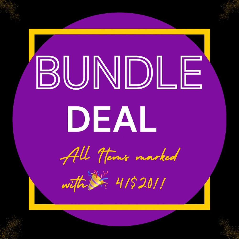 Everything marked 🎉 is 4/$20!!!
